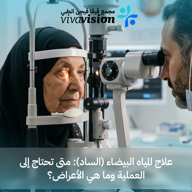 علاج المياه البيضاء: الأعراض ومتى تحتاج العملية؟