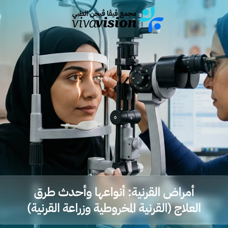 أمراض القرنية: العلاج وزراعة القرنية المخروطية